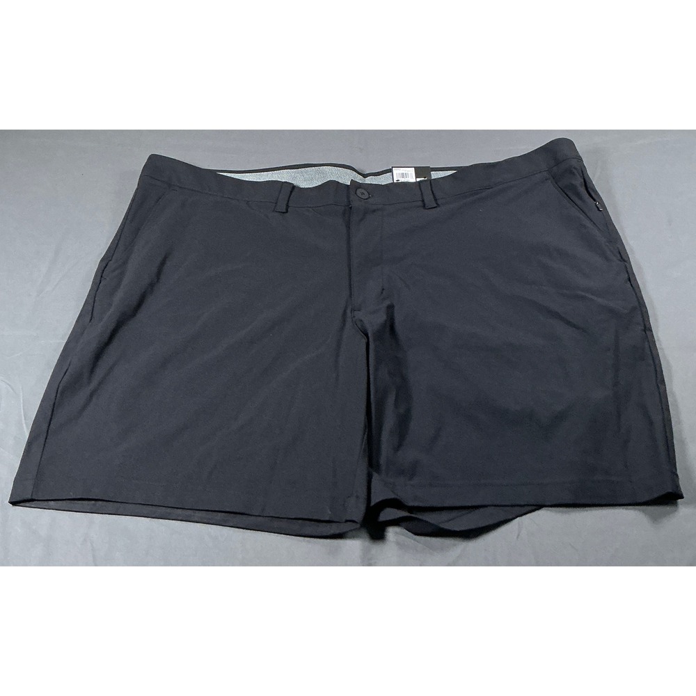 FLX Premium Shorts Mens 54 Big & Tall Black 8-in Inseam 4-Way Stretch Golf New
